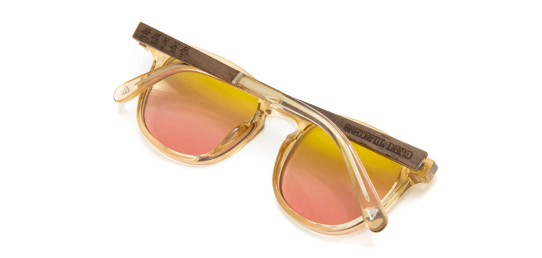 Camp Eyewear - Topo - Desert // Grateful Dead Bears Engraved/Basic Sunrise Polarized