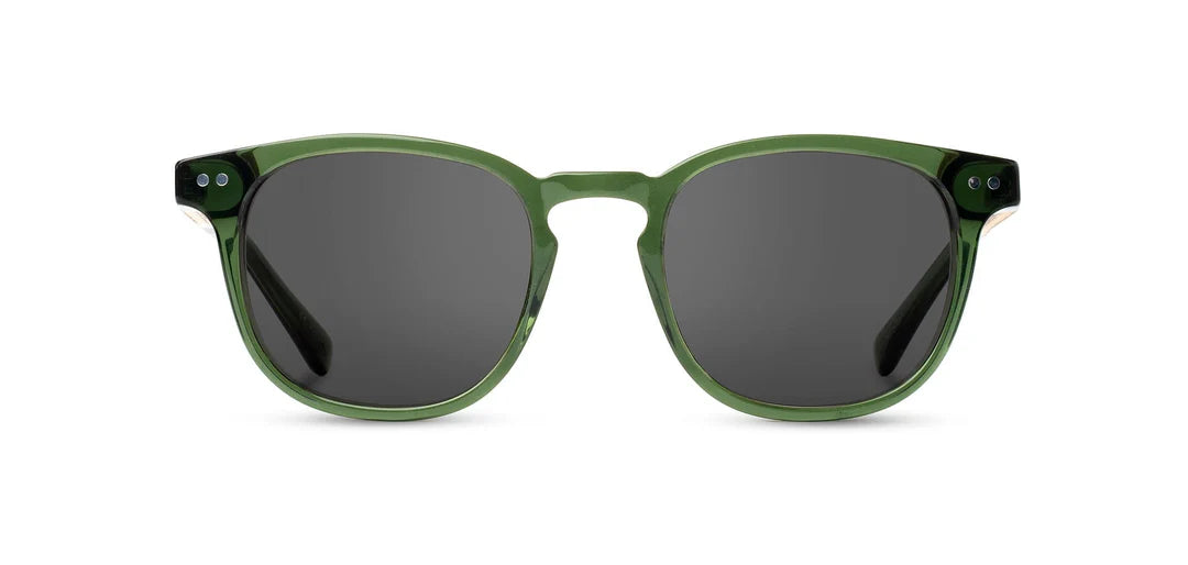 Camp Eyewear - Topo - Fern / Walnut; Basic Polarized Grey