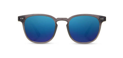 Camp Eyewear - Topo - Fog / Walnut; HD Plus Polarized Blue Flash