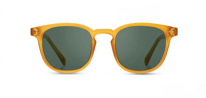 Camp Eyewear - Topo - Matte Orange / Walnut; Basic Polarized G15