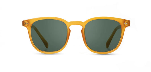 Camp Eyewear - Topo - Matte Orange / Walnut; Basic Polarized G15