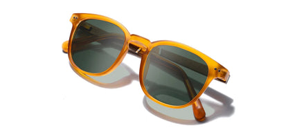 Camp Eyewear - Topo - Matte Orange / Walnut; Basic Polarized G15
