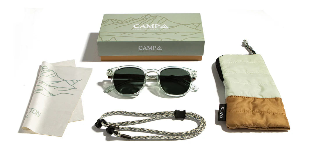 Camp Eyewear - Topo - Mist / Grand Teton Engraved; G15 Polarized