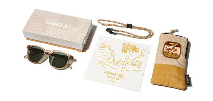 Camp Eyewear - Topo - Desert // Joshua Tree Engraved/G15 Polarized