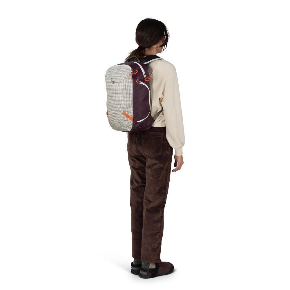 Osprey - Transporter Panel Loader - Mystery White Moody Burgundy