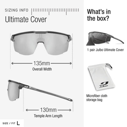 Julbo - Ultimate Cover - Black/Fluorescent Orange Matte Spectron 4