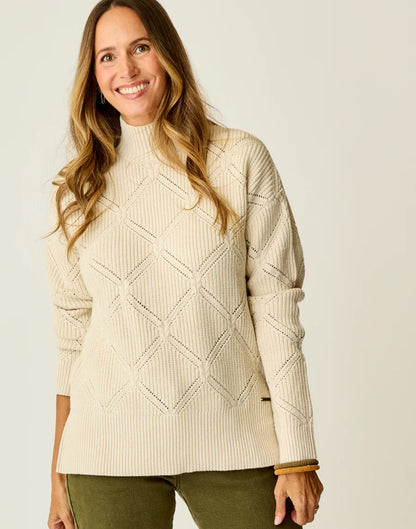 Carve Designs - Woodward Allover Sweater - Birch