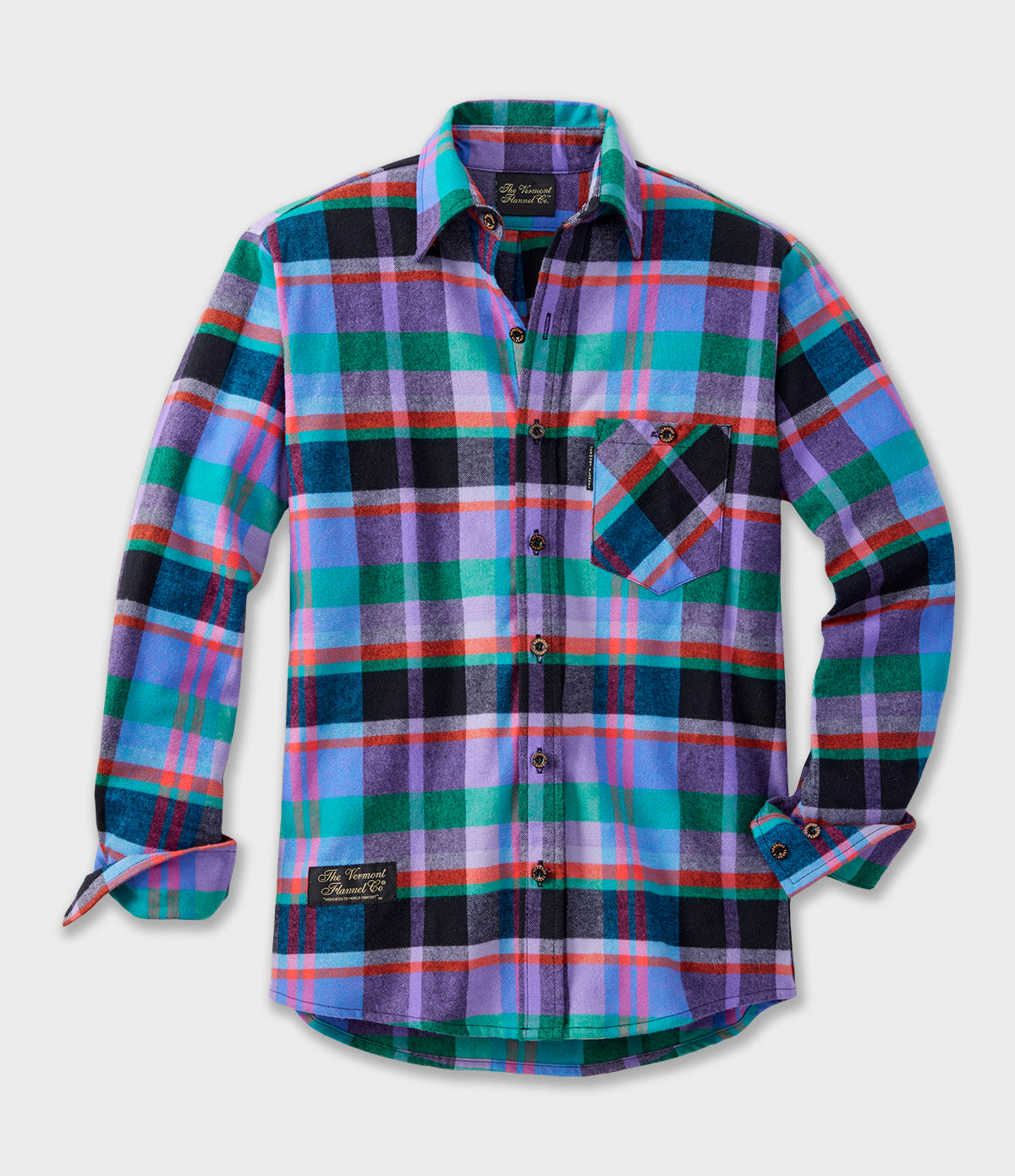 Fitted Flannel Shirt - Garden Island