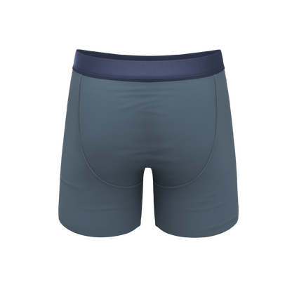 The Wake In The Lake | Tonal Teal Ball Hammock® Pouch Underwear With Fly