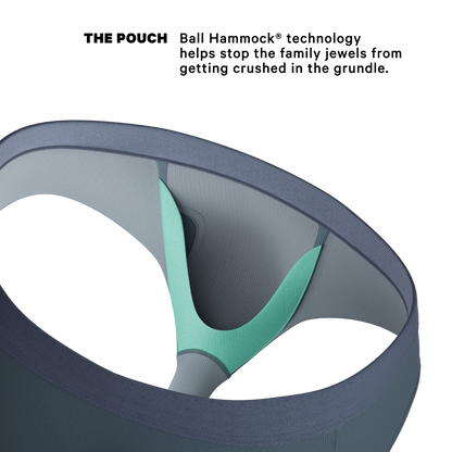 The Wake In The Lake | Tonal Teal Ball Hammock® Pouch Underwear Briefs