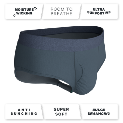 The Wake In The Lake | Tonal Teal Ball Hammock® Pouch Underwear Briefs