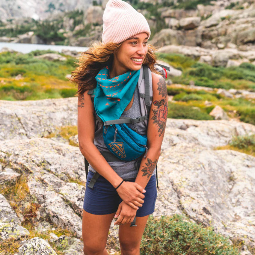 backpacking gear kelty Kelty Warbler Fanny Pack Lyons Blue