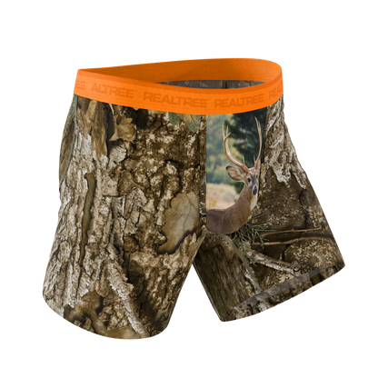 The Wild Game | Realtree x Shinesty Neon Orange Ball Hammock® Pouch Underwear
