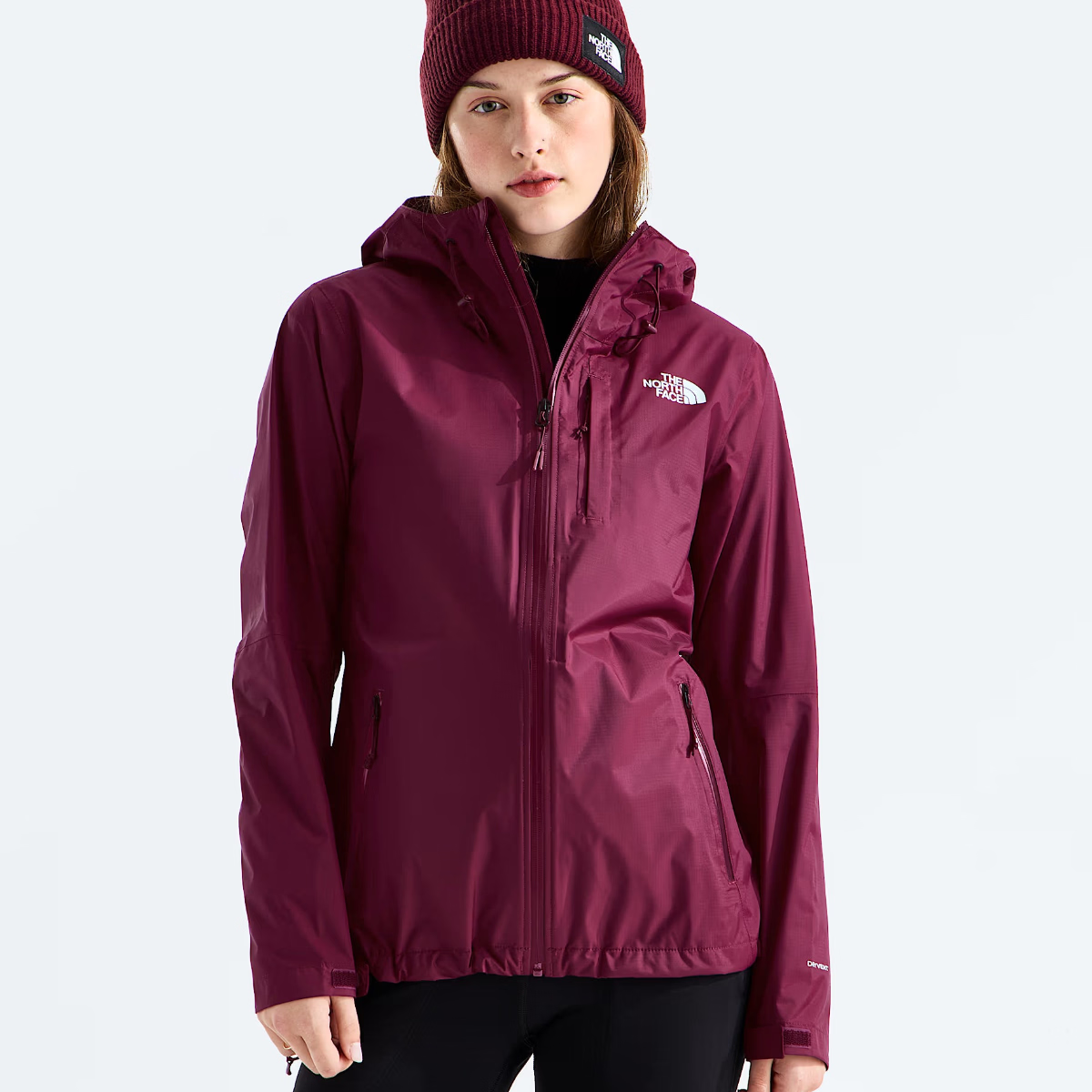 The North Face - Alta Vista Rain Jacket - Women's - Burgundy Crush