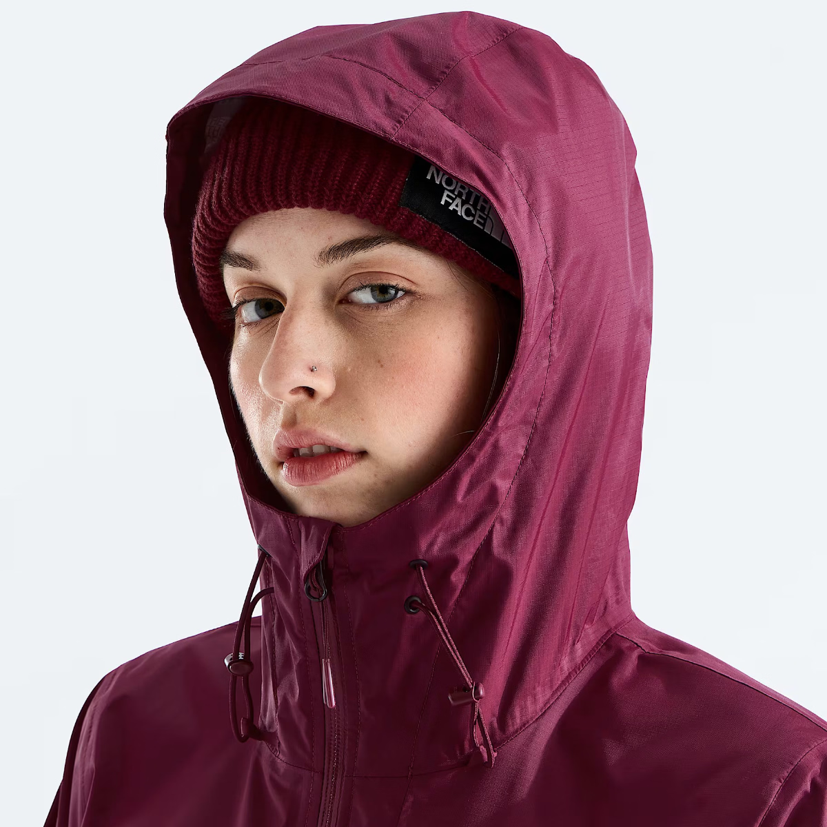 The North Face - Alta Vista Rain Jacket - Women's - Burgundy Crush