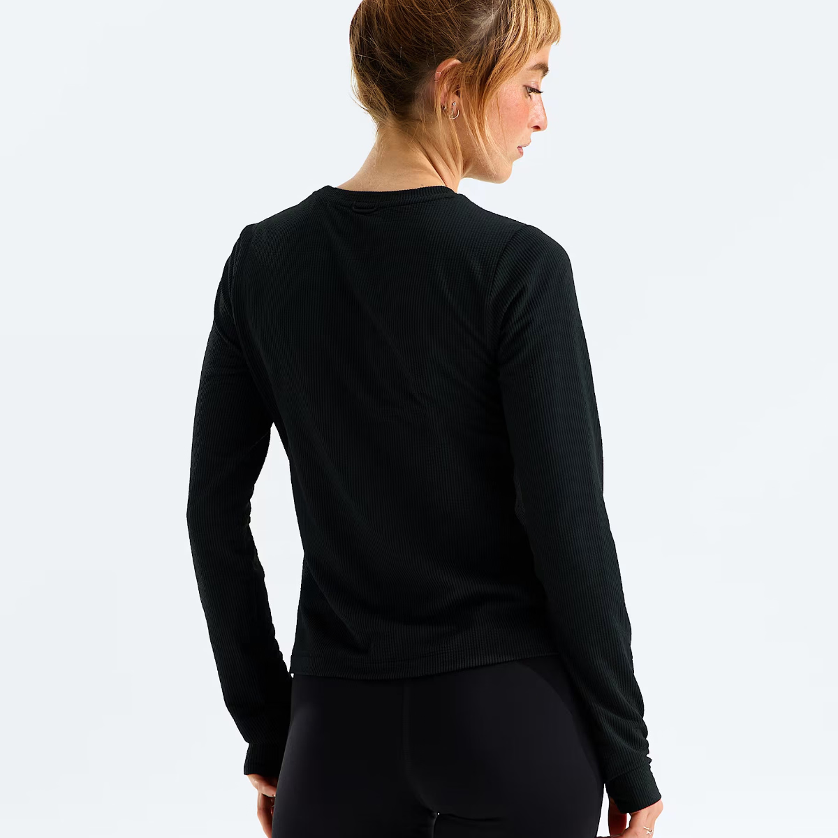 The North Face - Women's Golden Ridge Ribbed Long-Sleeve Tee - TNF Black
