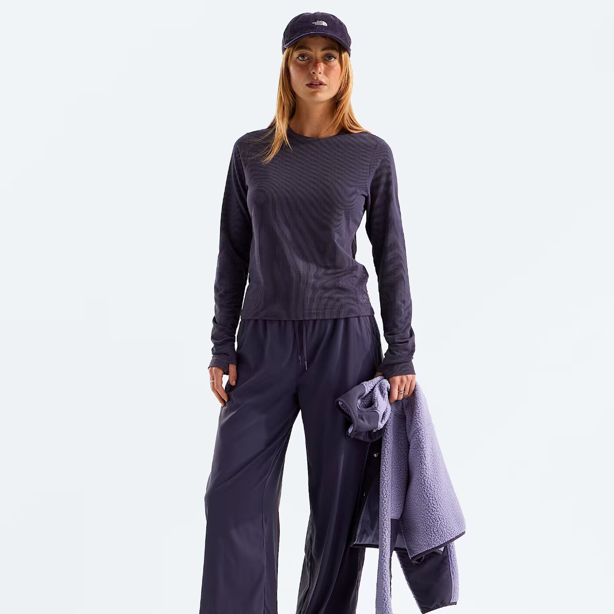 The North Face - Women's Golden Ridge Ribbed Long-Sleeve Tee - Endless Dusk