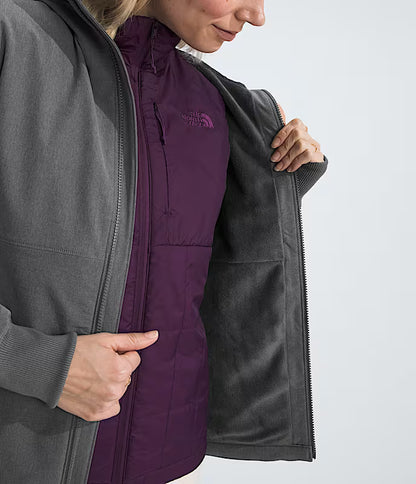 The North Face - Shelbe Raschel Hoodie - Women's - Smoked Pearl Heather