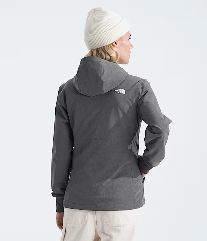 The North Face - Shelbe Raschel Hoodie - Women's - Smoked Pearl Heather