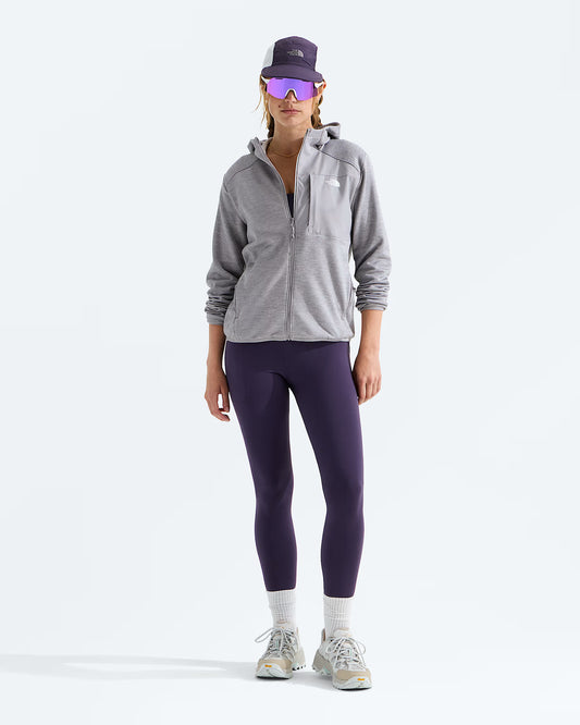 The North Face - Women's TNF Performance Fleece Full Zip Hoodie - TNF Pale Grey Heather