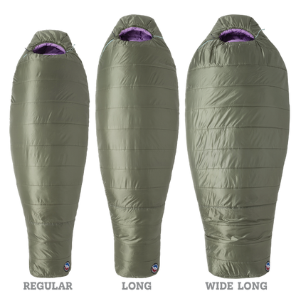 Big Agnes - Womens Anthracite 30 - Lichen Green African Violet