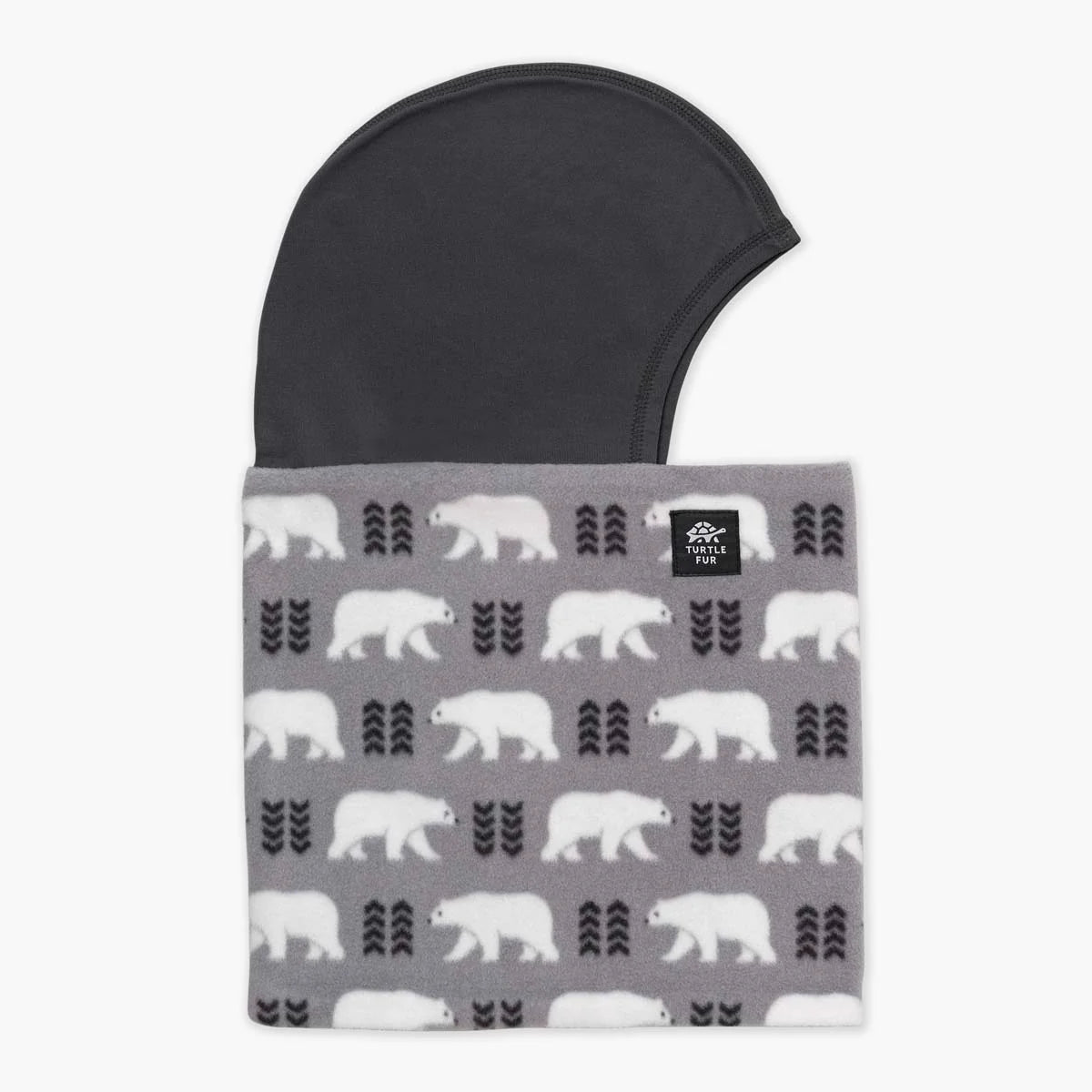 Turtle Fur - Kids Playful Prints Fleece Shellaclava - Polar Plunge