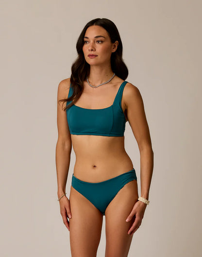 Carve Designs - St. Barth Reversible Bottom - Women's - Palmetto/Nightdive