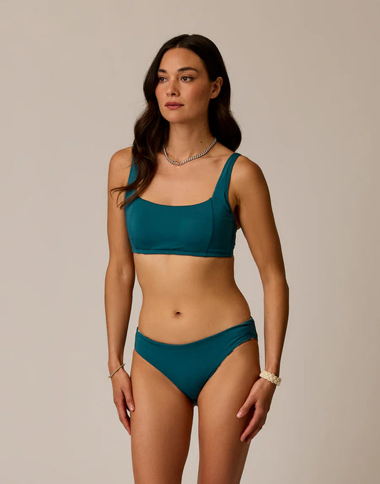 Carve Designs - St. Barth Reversible Bottom - Women's - Palmetto/Nightdive
