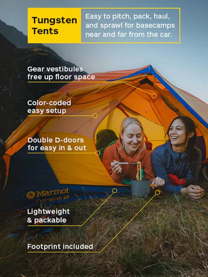 Marmot - Tungsten 2P Tent - 2P Foliage/Dark Azure