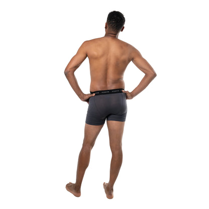 Point6 - Mens Merino Boxer Briefs - Charcoal