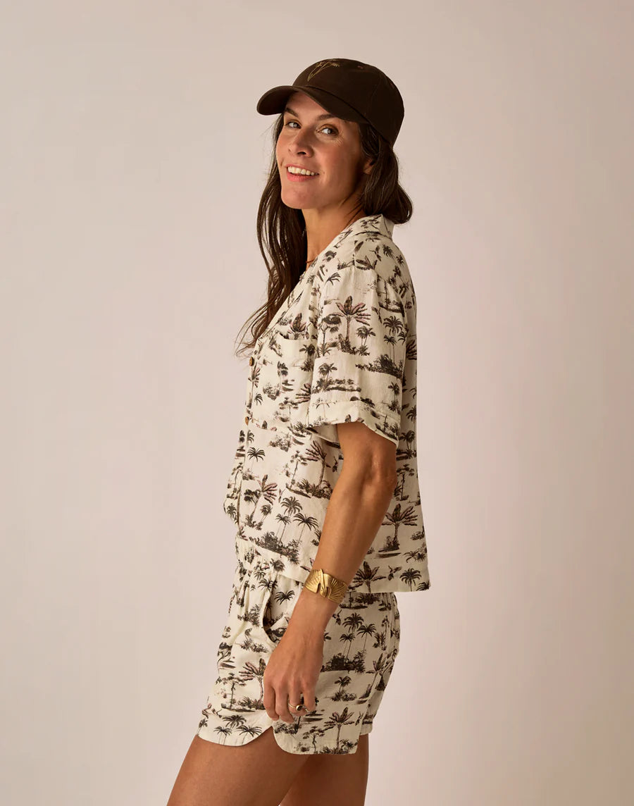 Carve Designs - Luca Linen Shirt - Women's - Toile