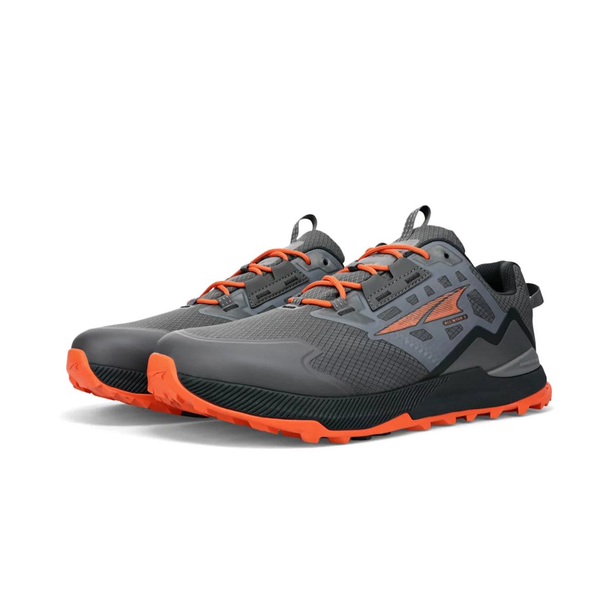 Altra - Lone Peak All-Wthr Low 2 - Men's - Gray/Orange
