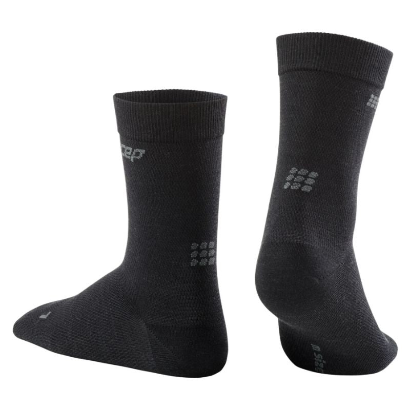 CEP - All Day Recovery Mid Cut Socks Womens - Anthracite