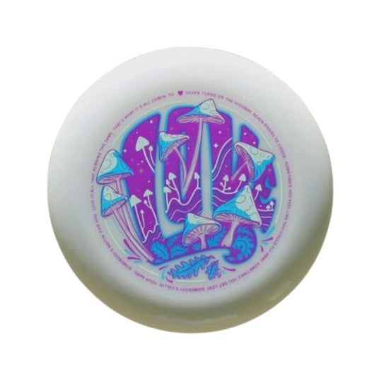 Funn & Frolic - 7 Turns Poster Art Frisbee