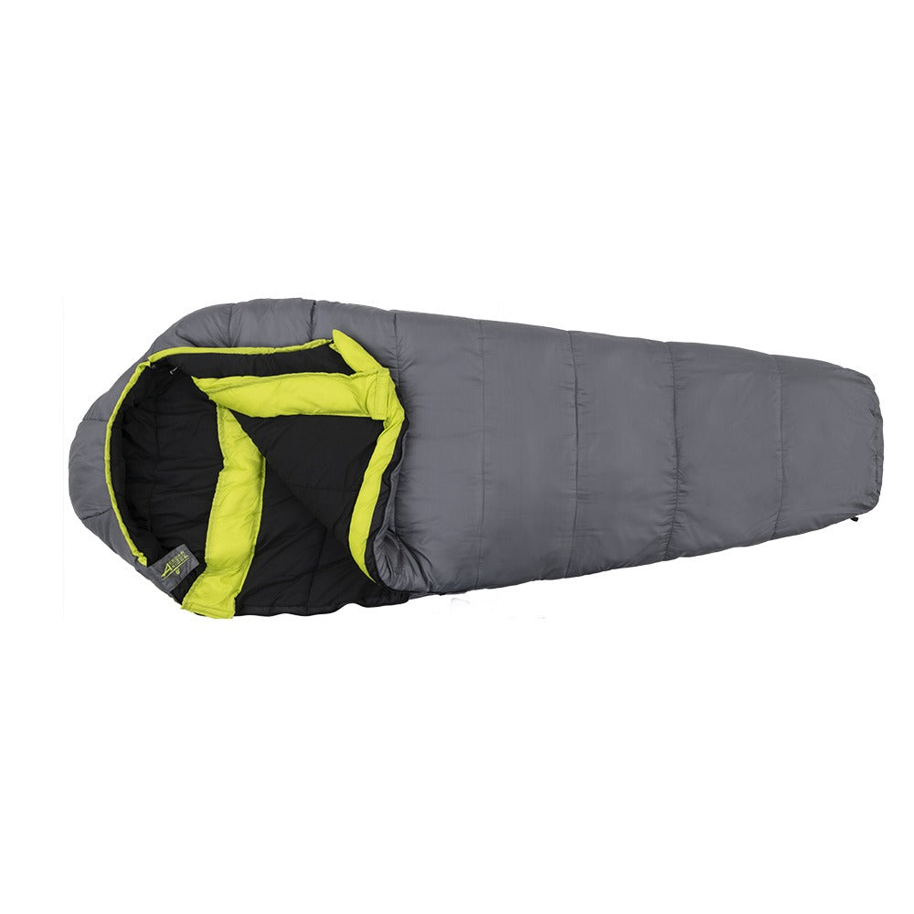 Cedar Ridge - Alloy 0 Degree Sleeping Bag - Gray/Citrus