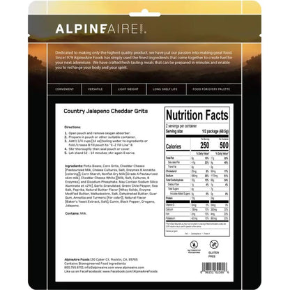 Alpine Aire - Country Jalapeno Cheddar Grits