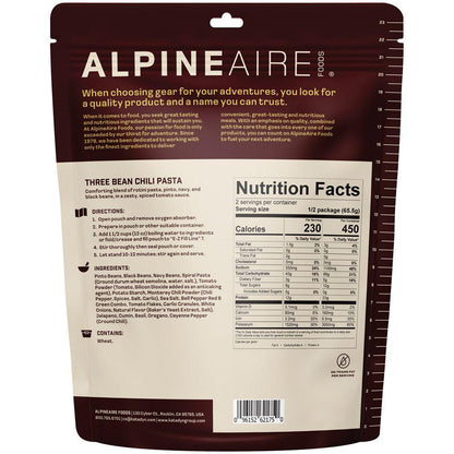 Alpine Aire - Three Bean Chili Pasta