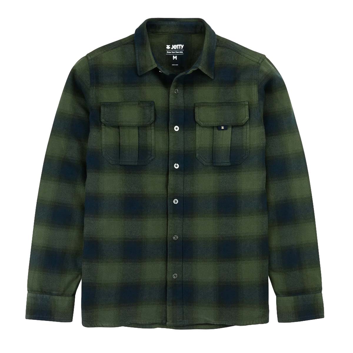 Jetty - Arbor Flannel - Agave