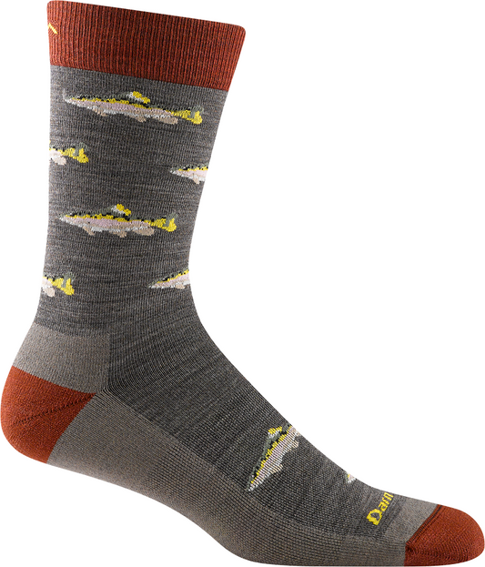 Darn Tough - Spey Fly Crew Lightweight with Cushion - Men's - Taupe