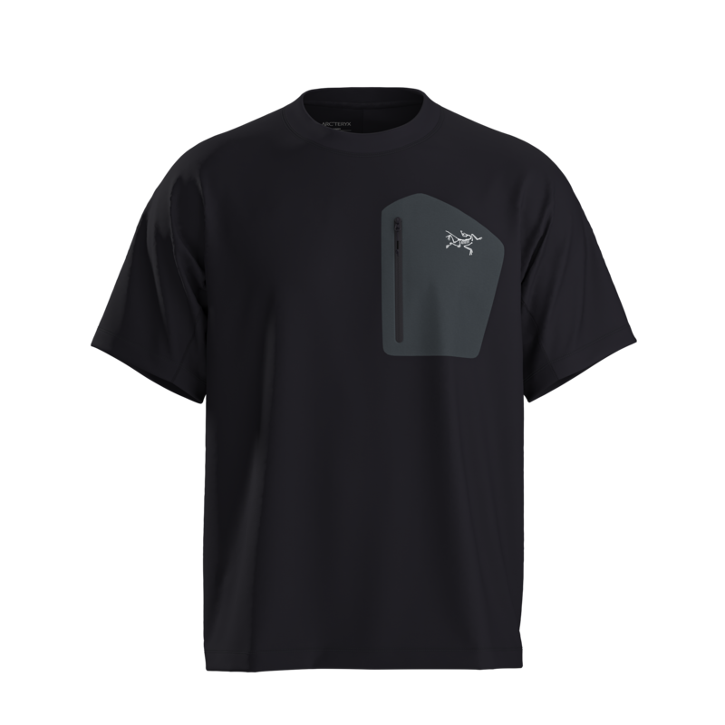 Arc'teryx - Mens Konseal Pocket Short Sleeve - Black/Grey
