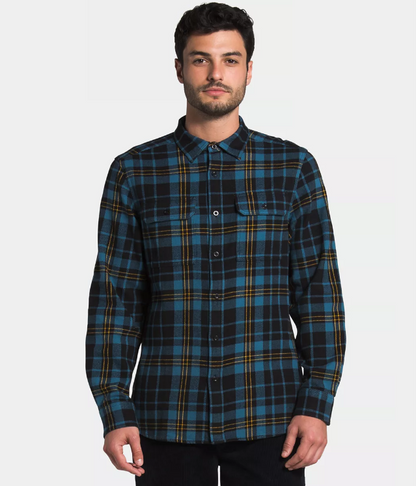 The North Face - Arroyo Flannel Shirt - Men's - Smoked Pearl Macro Plaid