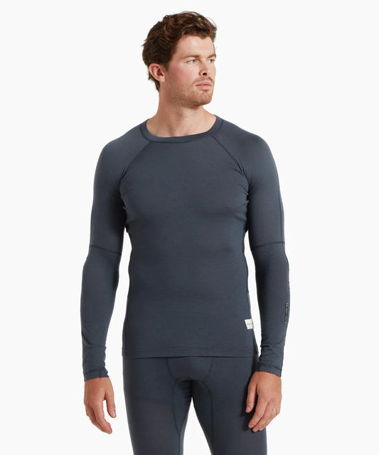 Artilect - Men's Boulder 125 Crew L/S - Dusk Blue/Black