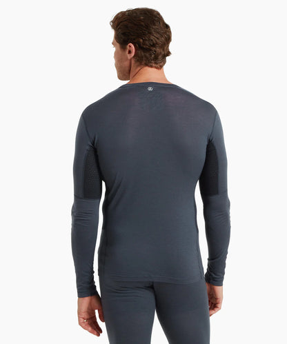 Artilect - Men's Boulder 125 Crew L/S - Dusk Blue/Black