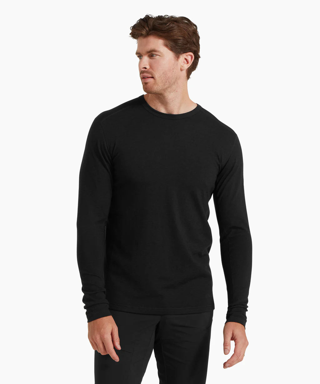 Artilect - Men's Redstone 185 Long Sleeve Crew - Black