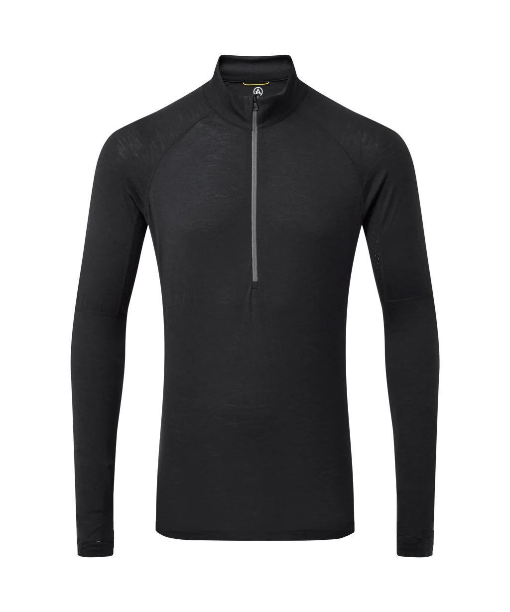 Artilect - Men's Boulder 125 1/4 Zip - Black