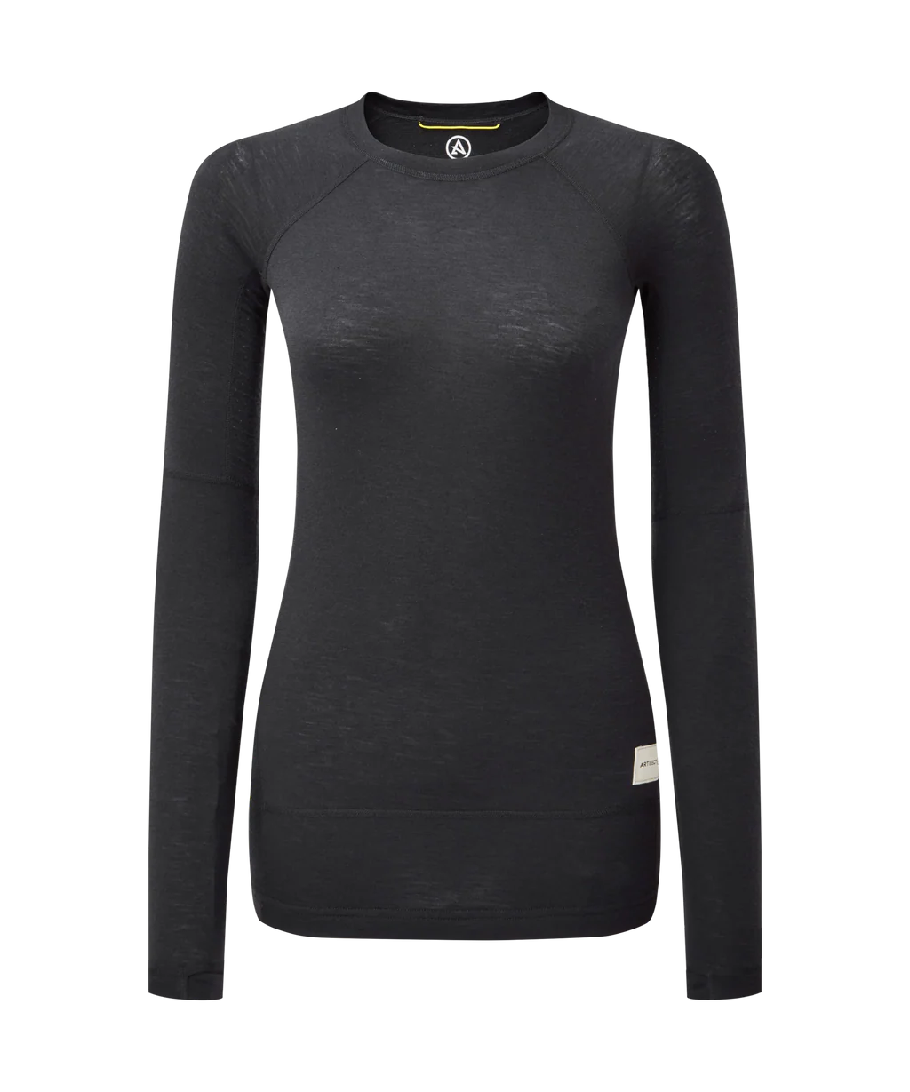 Artilect - Women's Boulder 125 Crew L/S - Black