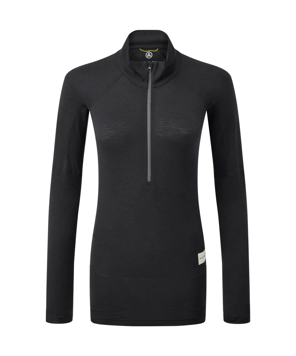Artilect - Women's Boulder 125 1/4 Zip - Black