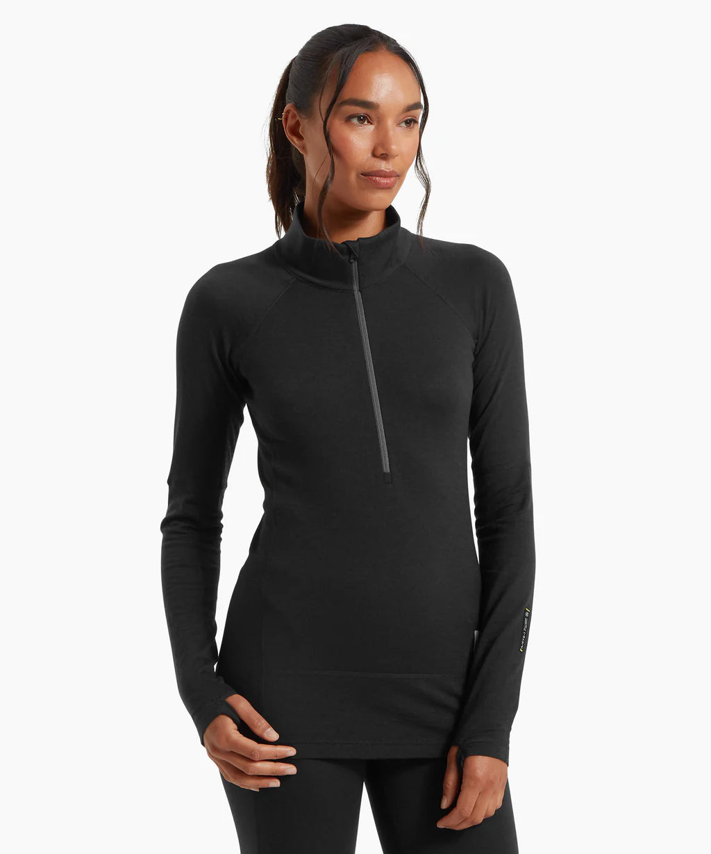 Artilect - Women's Boulder 125 1/4 Zip - Black