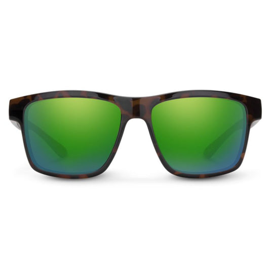 Suncloud - A-Team - Matte Tortoise; Polarized Green Mirror