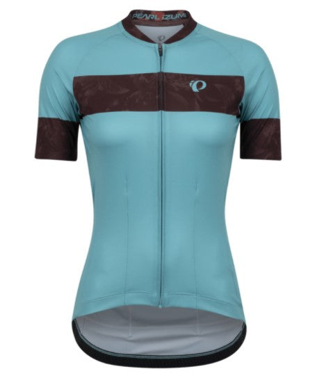 Pearl Izumi - Attack Jersey - Women's - Mystic Blue/Cacao Floral